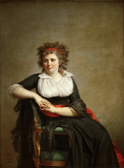 Robertine Tourteau, markiza dOrvilliers 1772-1862 autorstwa Jacques Louis David
