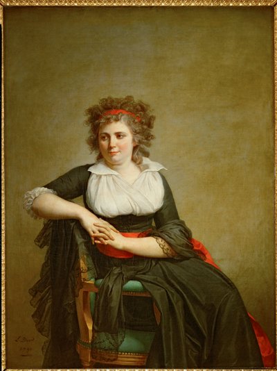 Robertine Tourteau, marszałkowa Orvilliers ... autorstwa Jacques Louis David