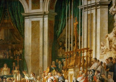 Koronacja Napoleona w Notre-Dame ... autorstwa Jacques Louis David