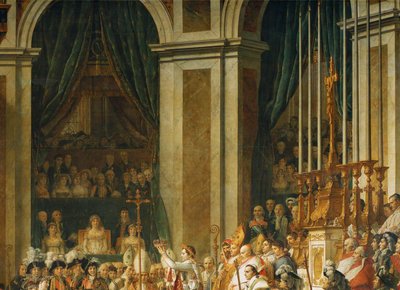 Koronacja Napoleona w Notre-Dame ... autorstwa Jacques Louis David