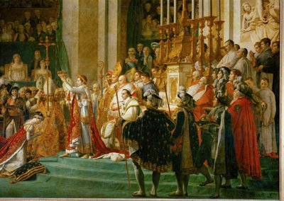 Koronacja Napoleona w Notre-Dame ... autorstwa Jacques Louis David