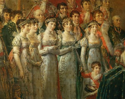Koronacja Napoleona w Notre-Dame ... autorstwa Jacques Louis David