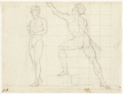 Studium dla „Rozmieszczenie orłów” autorstwa Jacques Louis David