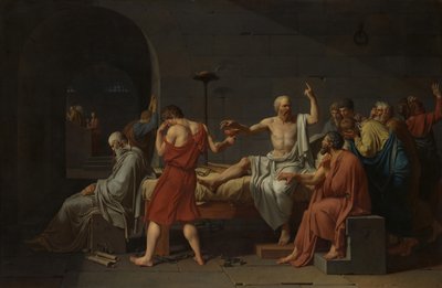 Śmierć Sokratesa, 1787. autorstwa Jacques Louis David