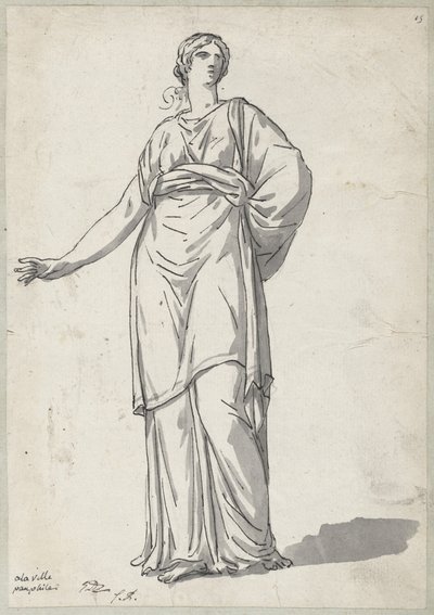 Kobieta z Willi Pamphili autorstwa Jacques Louis David