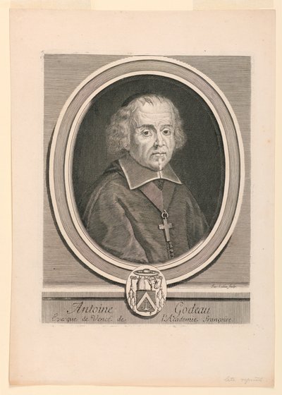 Portret Antoine Godeau (1605-1672) autorstwa Jacques Lubin