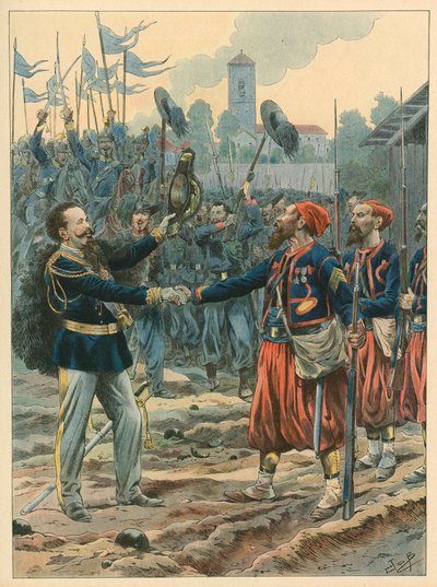 Włochy – Królewski marsz autorstwa Jacques Marie Gaston Onfray de Breville (Job)