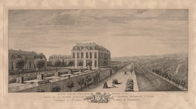 Zamek Bellevue. autorstwa Jacques Rigaud