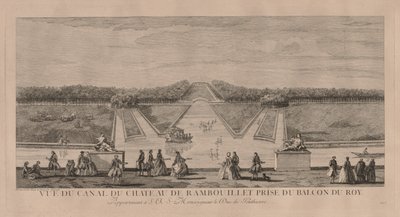 Zamek z kanału w Rambouillet autorstwa Jacques Rigaud