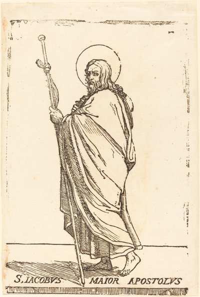 Św. Jakub Starszy autorstwa Jacques Stella
