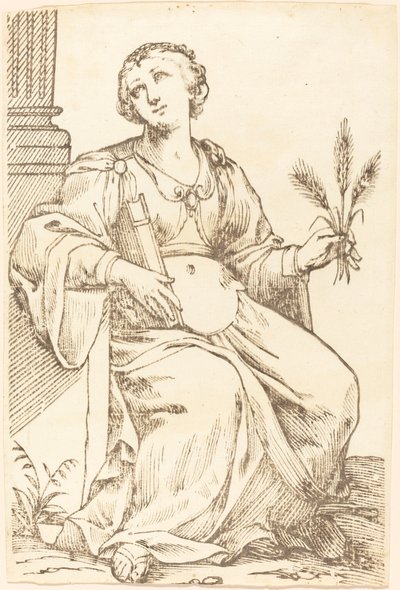 Sybilla Samia autorstwa Jacques Stella