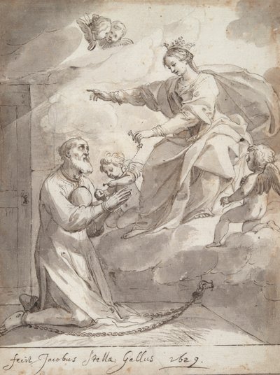 Św. Filip w więzieniu autorstwa Jacques Stella