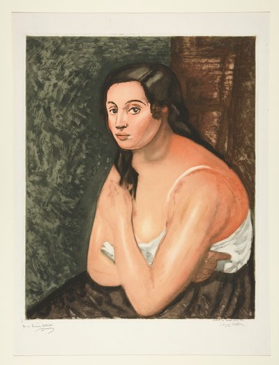 Popiersie kobiety autorstwa Jacques Villon