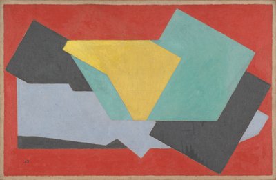 Perspektywa kolorów (pozioma) autorstwa Jacques Villon