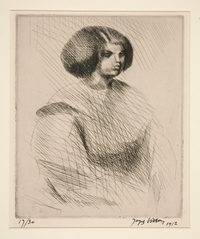 La petite mul?tresse (Młody Mulat) autorstwa Jacques Villon