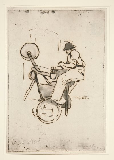Le r?mouleur (Ostrzał) autorstwa Jacques Villon