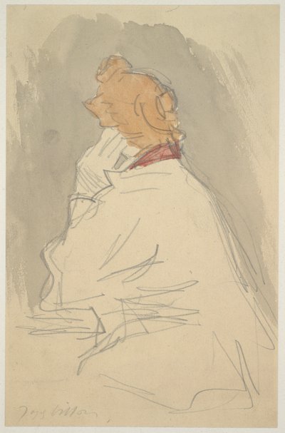 Siedząca kobieta autorstwa Jacques Villon