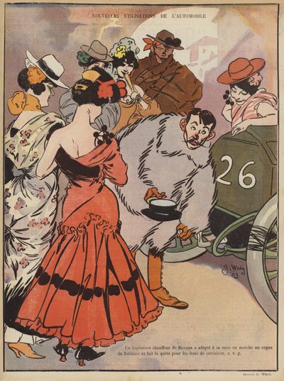 Ilustracja do Le Rire autorstwa Jacques Wely