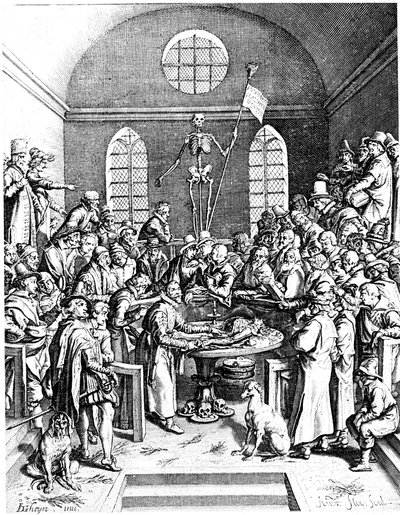 Teatr anatomii z końca XVI wieku, Jacques de Gheyn Starszy, 1633 autorstwa Jacques de Gehyn the Elder