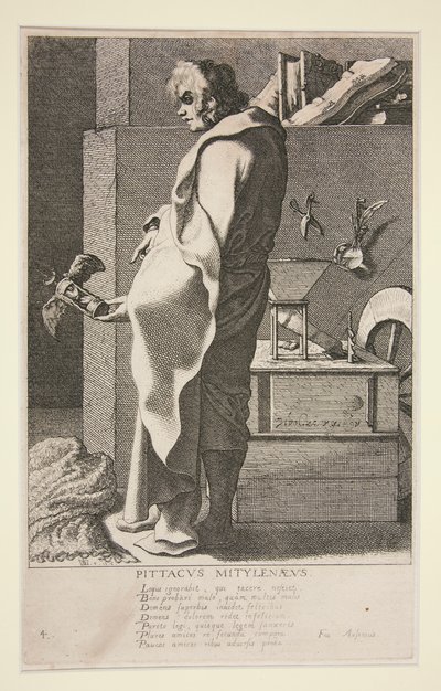 Pittacus Mytileneus, #4 z serii Siedmiu mędrców Grecji autorstwa Jacques de Gheyn III