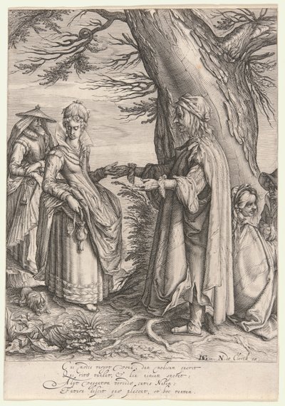 Wróżbita autorstwa Jacques de Gheyn II