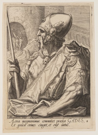 Gad, z Dwunastu synów Jakuba autorstwa Jacques de Gheyn II