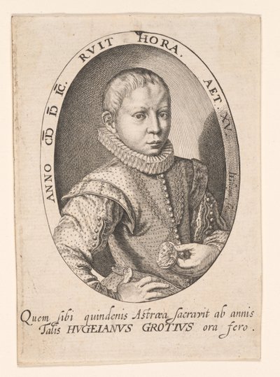 Hugo Grotius autorstwa Jacques de Gheyn II