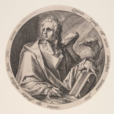 Jan, z Ewangelistów autorstwa Jacques de Gheyn II