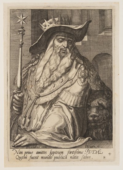 Juda, z Dwunastu synów Jakuba autorstwa Jacques de Gheyn II
