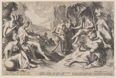 Wyrok Midasa autorstwa Jacques de Gheyn II
