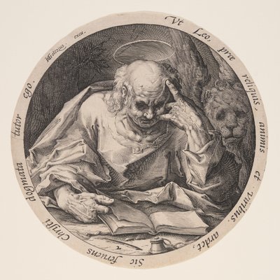Marek, z Ewangelistów autorstwa Jacques de Gheyn II