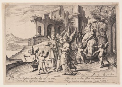 Powrót z ucieczki do Egiptu autorstwa Jacques de Gheyn II