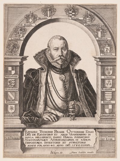 Tycho Brahe, astronom autorstwa Jacques de Gheyn II