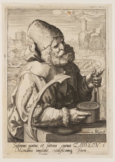 Zebulon, z Dwunastu synów Jakuba autorstwa Jacques de Gheyn II