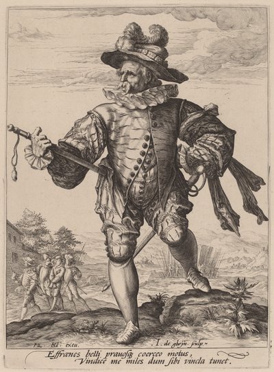 Rektor autorstwa Jacques de Gheyn II after Hendrik Goltzius