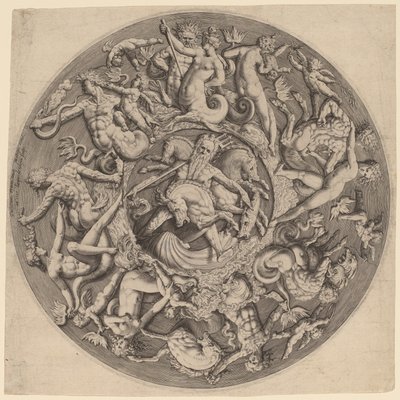 Królestwo Neptuna autorstwa Jacques de Gheyn II after Willem Danielsz van Tetrode
