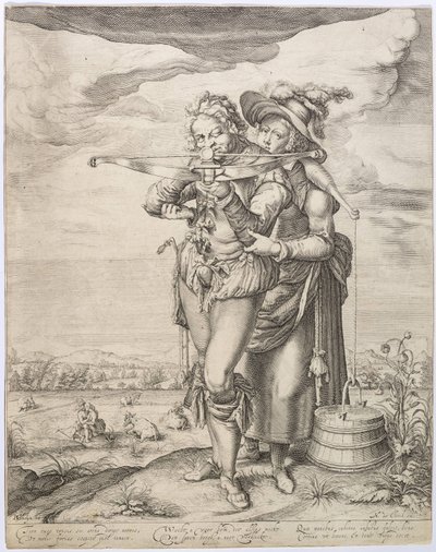 Kusznik i Mleczarka, ok. 1930 r. 1610. autorstwa Jacques de Gheyn the Younger