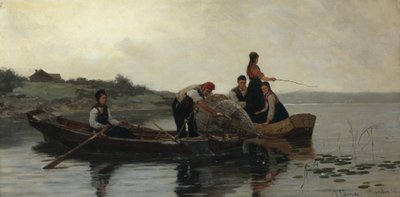 Rybacy. autorstwa Jahn Ekenaes