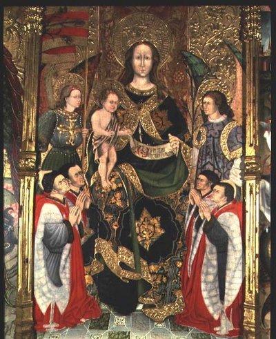 Madonna z Dzieciątkiem, centralny panel Ołtarza Paeria poświęcony św autorstwa Jaime Ferrer II