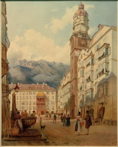 Innsbruck (Tyrol, Austria), autorstwa Jakob Alt