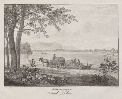 Dolna Austria, Wyspa Lobau autorstwa Jakob Alt