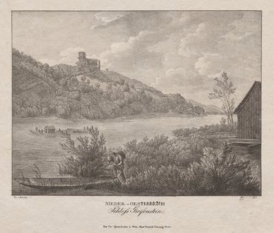 Dolna Austria, zamek Greifenstein autorstwa Jakob Alt