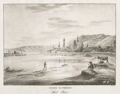 Dolna Austria, miasto Stein autorstwa Jakob Alt