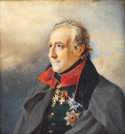 Portret Jana Pietera van Suchtelena 1751-1836, 1821. autorstwa Jakob Axel Gillberg