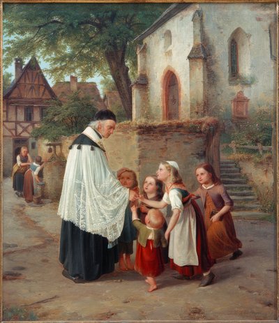 proboszcz autorstwa Jakob Fürchtegott Dielmann