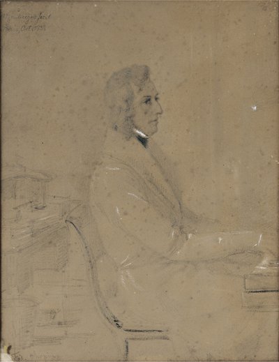 Fryderyk Chopin przy fortepianie autorstwa Jakob Götzenberger