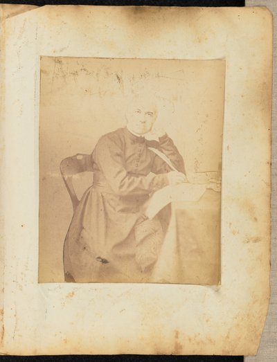 [Portret mężczyzny z piórem]. autorstwa Jakob Höflinger