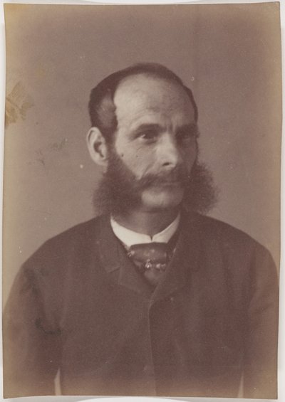 [Portret mężczyzny z bokobrodami]. autorstwa Jakob Höflinger