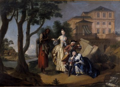 Cygan wróżby, 1762 autorstwa Jakob Michel