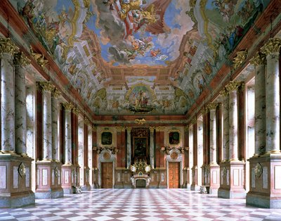 Sala Marmurowa w kościele opactwa św. autorstwa Jakob Prandtauer